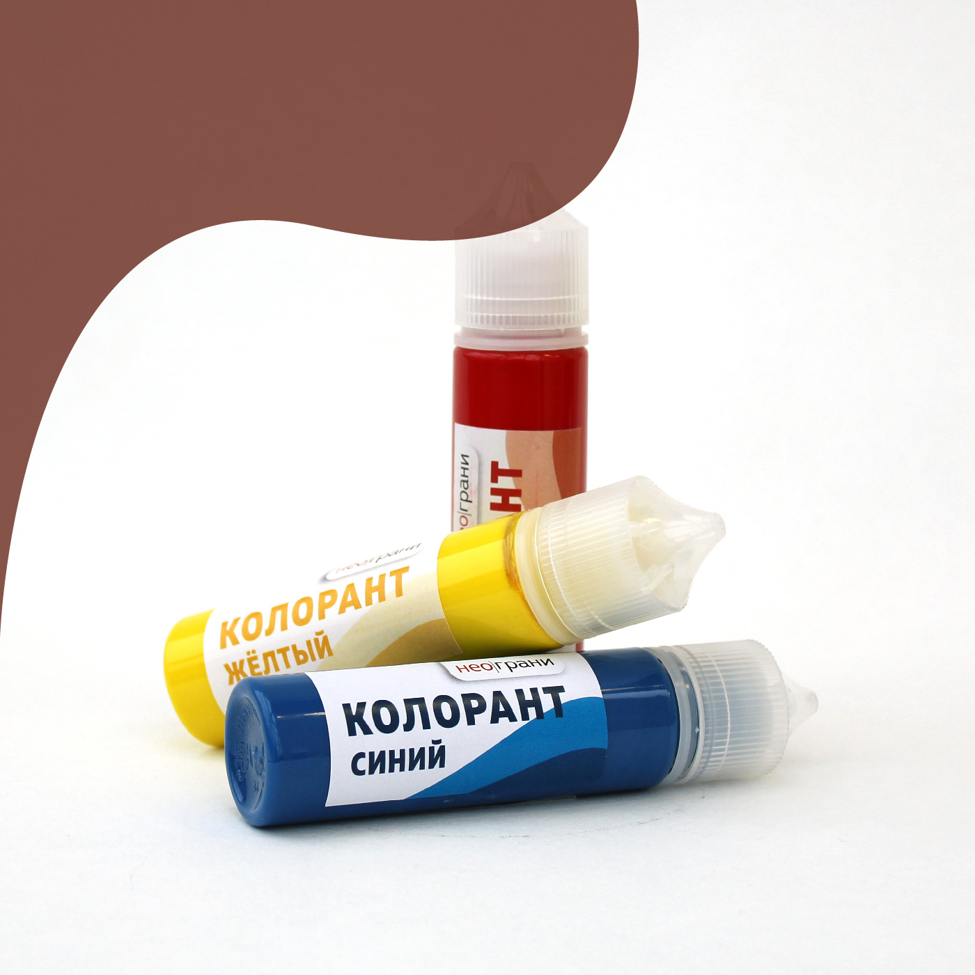 Колорант для клея коричневый